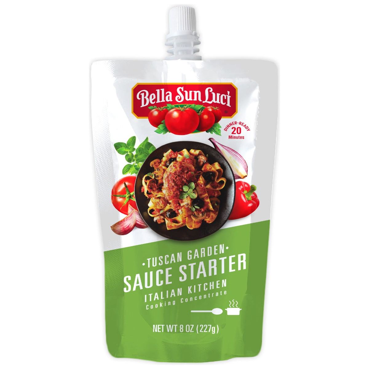 BELLA SUN LUCI: Tuscan Garden Sauce Starter, 8 oz - #tag1# - #tag2#