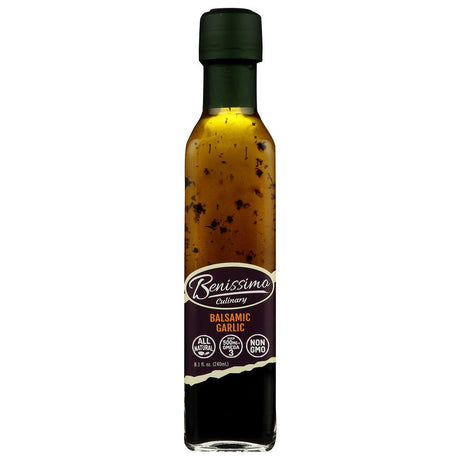 BENISSIMO: Balsamic Garlic Oil, 8.1 oz - #tag1# - #tag2#