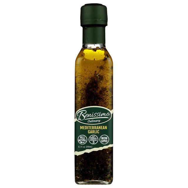 BENISSIMO: Mediterranean Garlic Oil, 8.1 oz - #tag1# - #tag2#