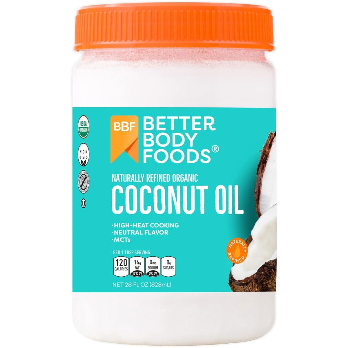 BETTERBODY: Oil Coconut Ntrlly Refine, 28 oz - #tag1# - #tag2#