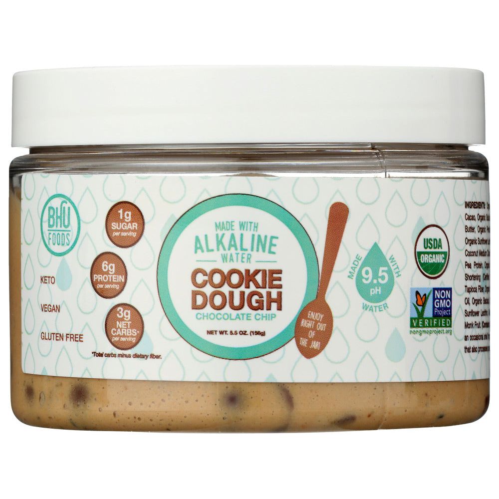 BHU FOODS: Ckie Dgh Jar Choco Chip, 5.5 oz - #tag1# - #tag2#
