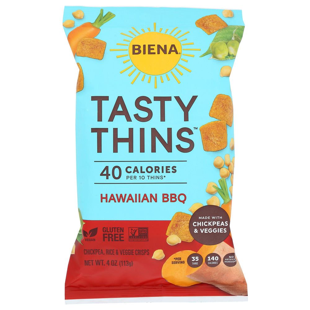 BIENA: Crisps Tasty Thins Hw Bbq, 4 OZ - #tag1# - #tag2#