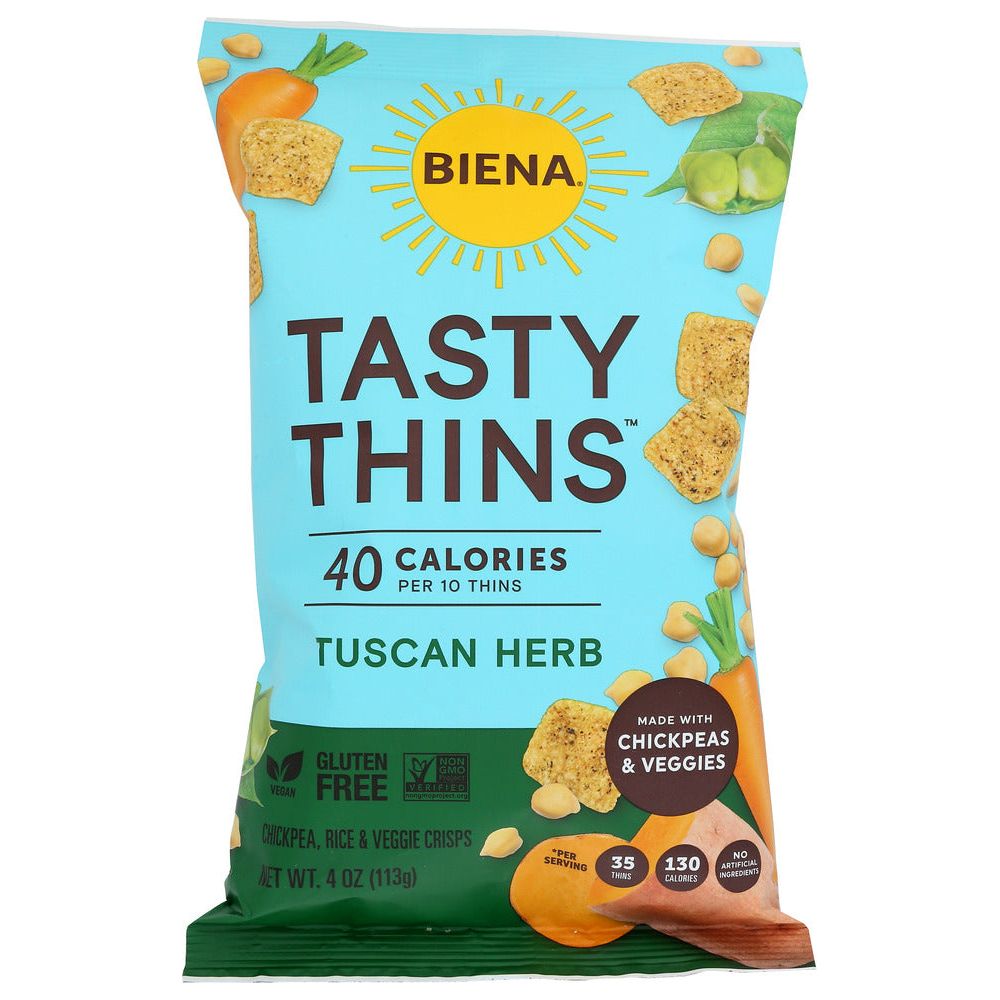 BIENA: Crisps Tasty Thins Tus Hb, 4 OZ - #tag1# - #tag2#