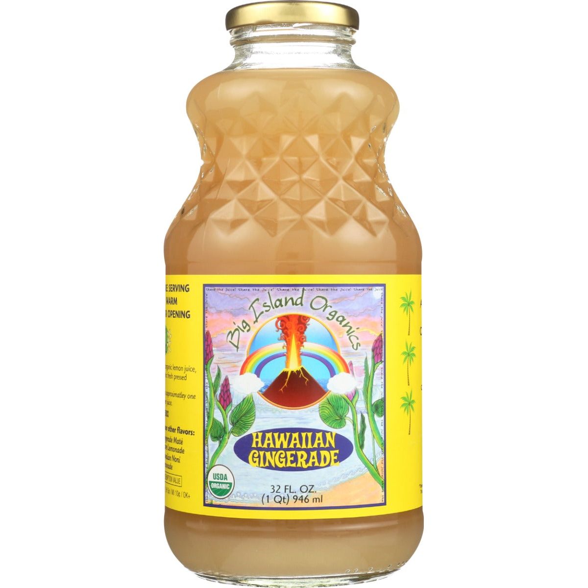 BIG ISLAND ORGANICS: Hawaiian Gingerade Juice, 32 fo - #tag1# - #tag2#