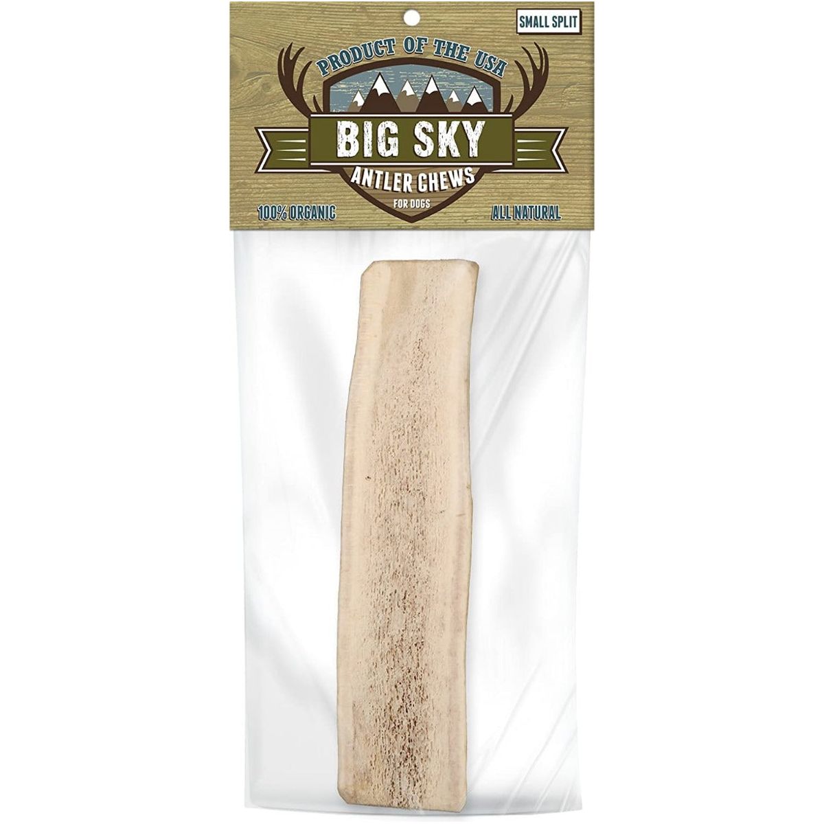 BIG SKY: Small Splits Antler Chews For Dogs, 1 ea - #tag1# - #tag2#