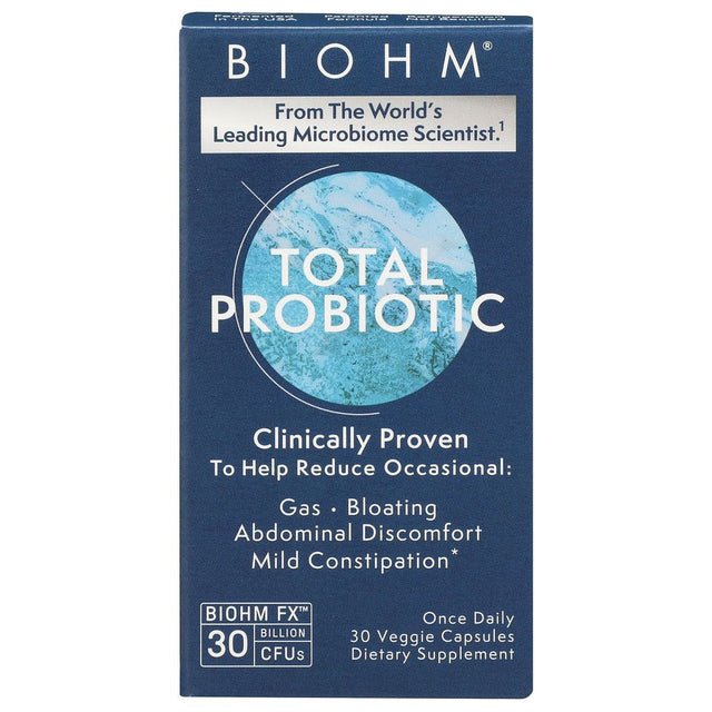 BIOHM: Total Gut Probiotic Supplement, 30 vc - #tag1# - #tag2#