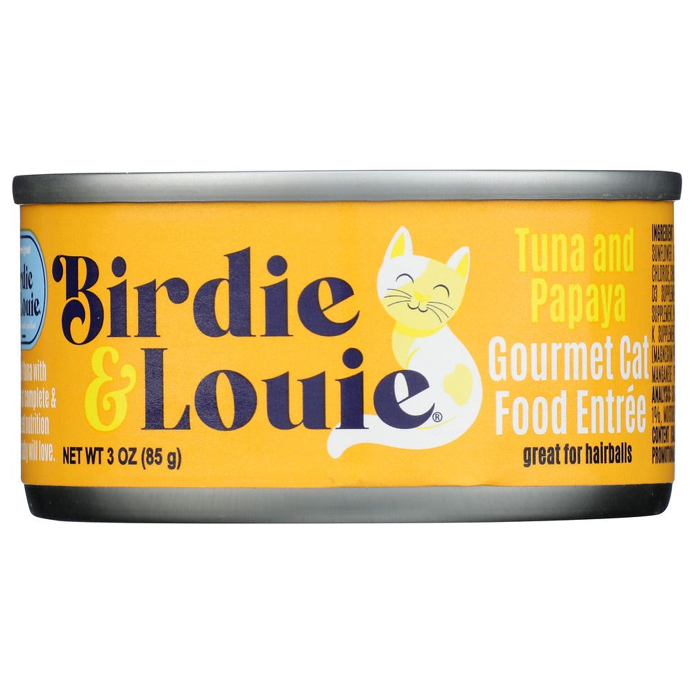 BIRDIE & LOUIE: Tuna and Papaya Wet Cat Food Gourmet Entrees, 3 oz - #tag1# - #tag2#