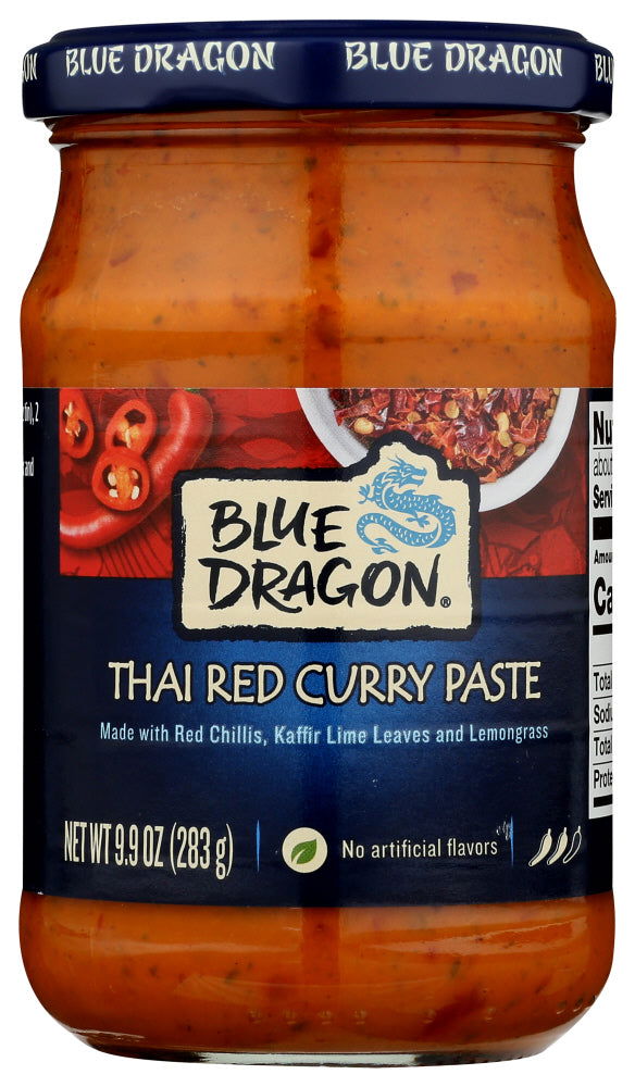 BLUE DRAGON: Curry Red Paste, 9.9 oz - #tag1# - #tag2#