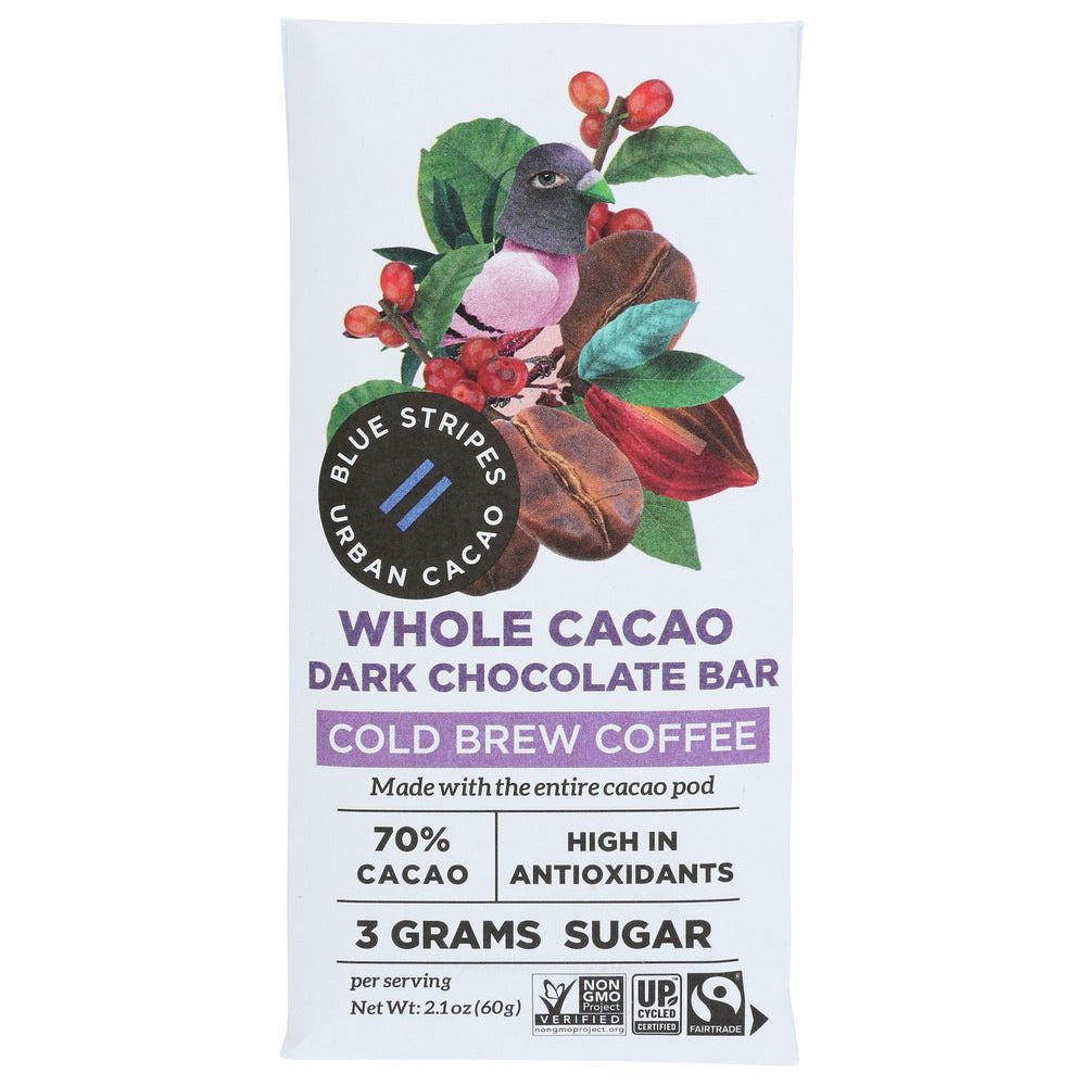 BLUE STRIPES: Bar Whole Cacao Cold Coffee Brew, 2.1 OZ - #tag1# - #tag2#