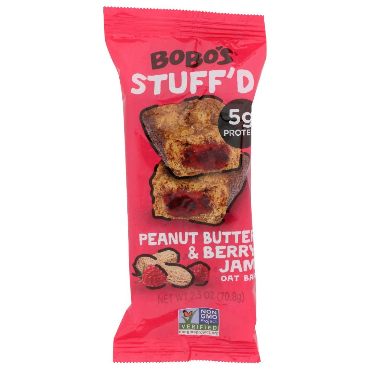 BOBOS OAT BARS: Bars Stuff'd Peanut Butter Filled, 2.5 oz - Sunshine Co Op. - #tag1# - #tag2# - #tag3# - #tag4#