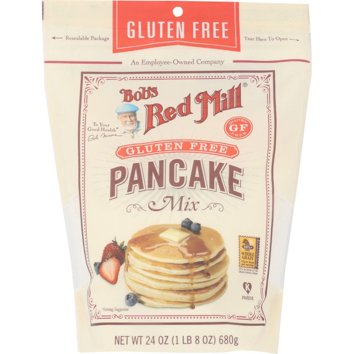 BOBS RED MILL: Gluten Free Pancake Mix, 24 oz - Sunshine Co Op. - #tag1# - #tag2# - #tag3# - #tag4#