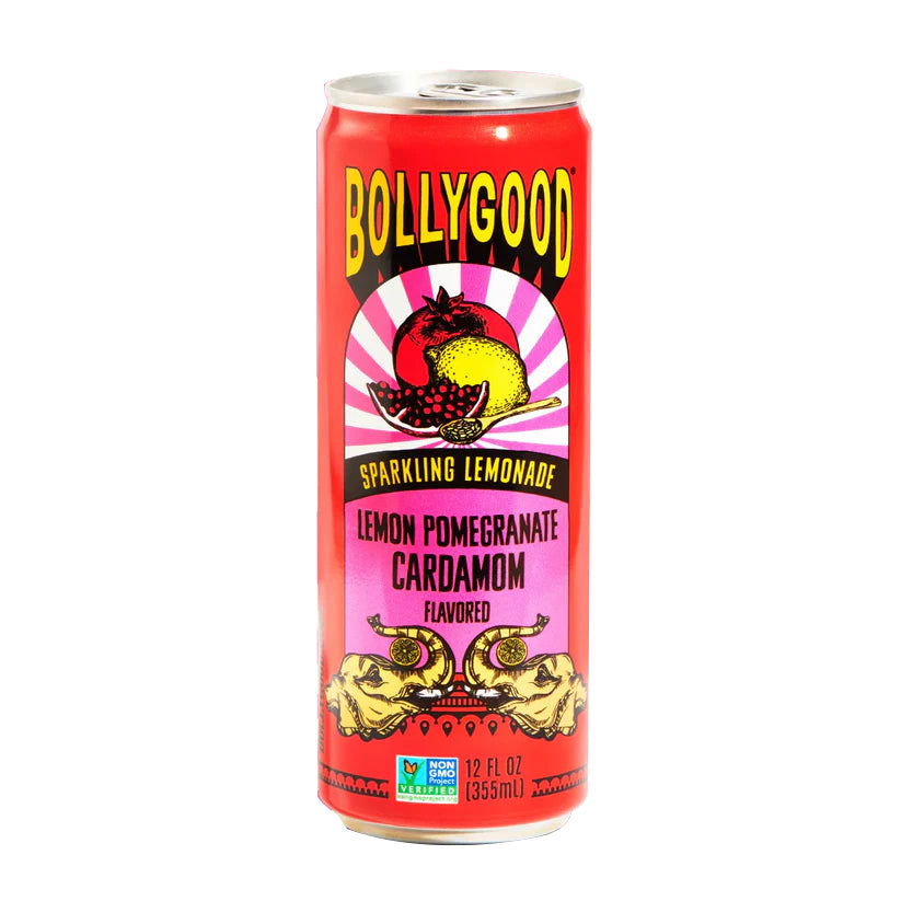 BOLLYGOOD: Sparkling Lemonade Lemon Pomegranate Cardamon, 12 fo - #tag1# - #tag2#