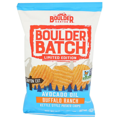 BOULDER CANYON: Potato Chips Avocado Oil Buffalo Ranch, 5.25 oz - #tag1# - #tag2#