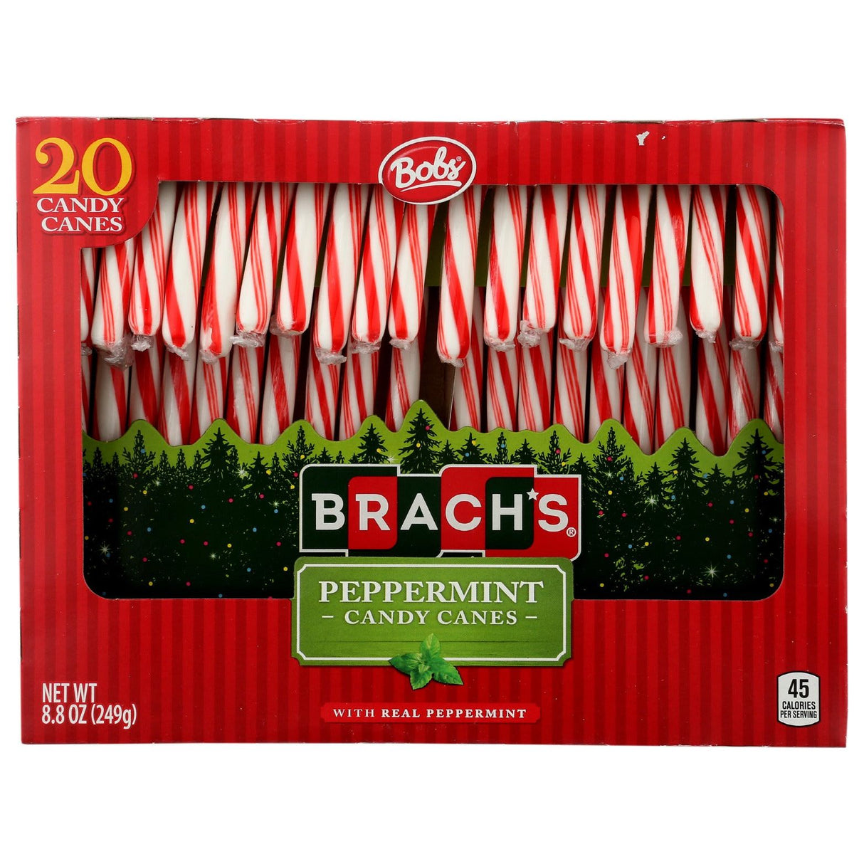 BRACHS: Peppermint Candy Canes 20 Ct, 8.8 oz - #tag1# - #tag2#