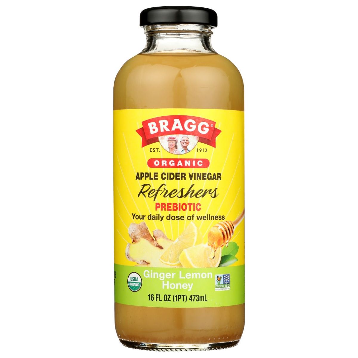 BRAGG: ACV Refreshers Ginger Lemon Honey, 16 fo - #tag1# - #tag2#