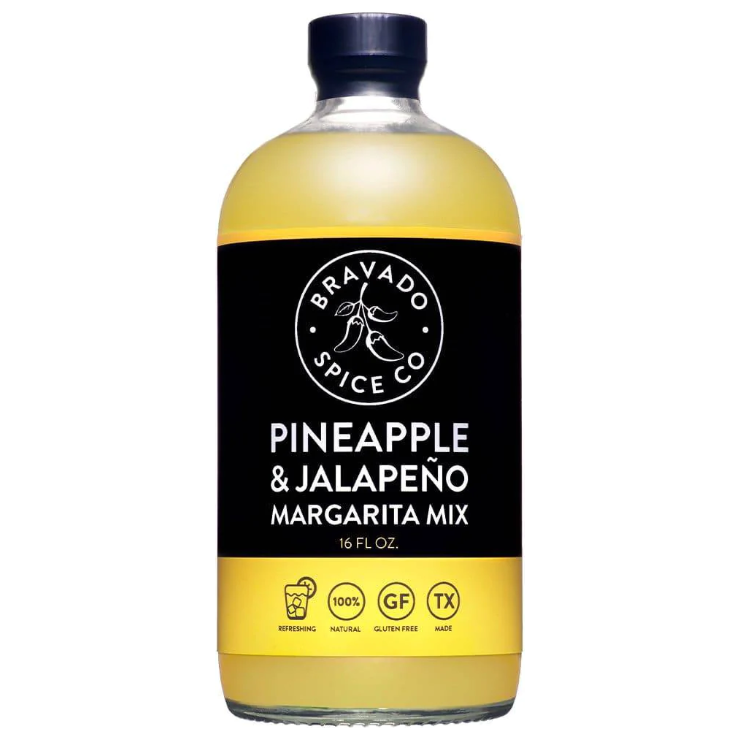 BRAVADO SPICE: Pineapple and Jalapeno Margarita Mix, 16 fo - #tag1# - #tag2#