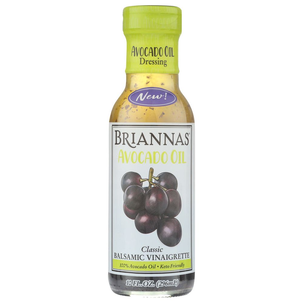 BRIANNAS: Classic Balsamic Vinaigrette Avocado Oil Dressing, 10 oz - #tag1# - #tag2#