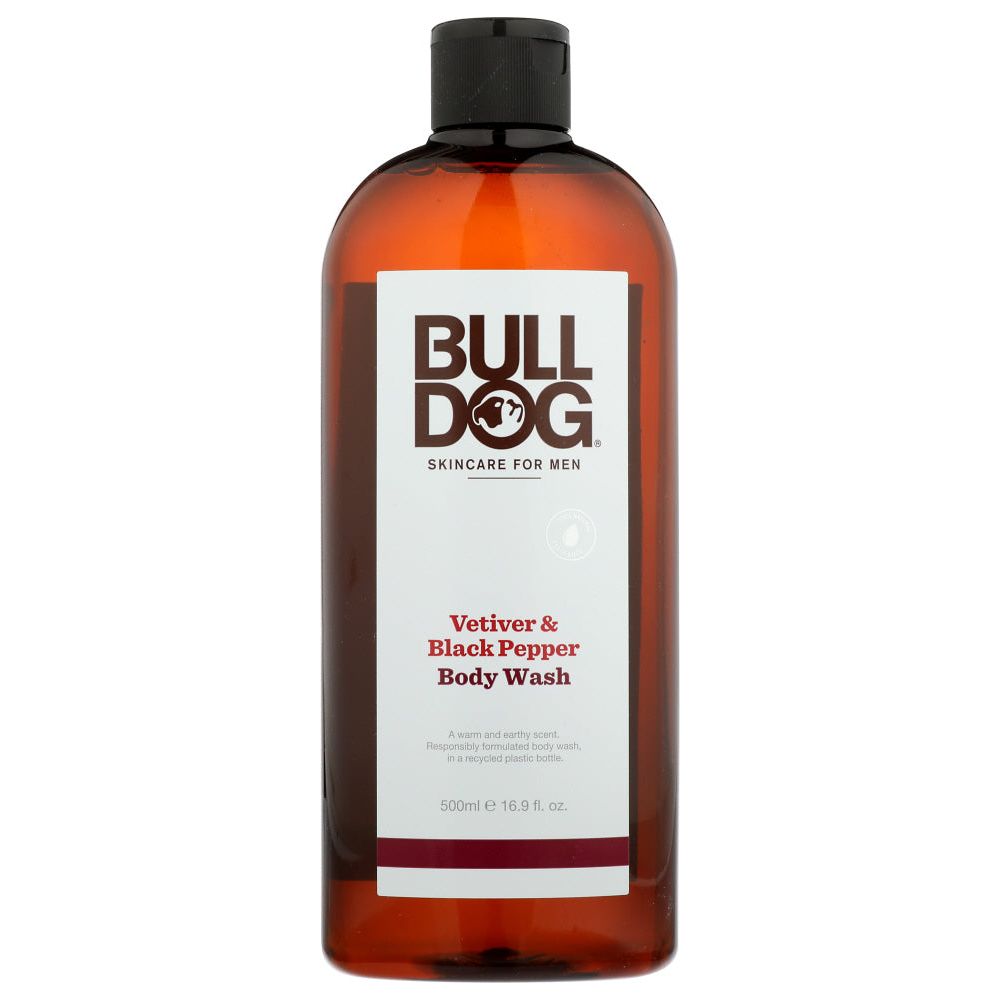 BULLDOG: Vetiver Black Pepper Body Wash, 16.9 fo - #tag1# - #tag2#
