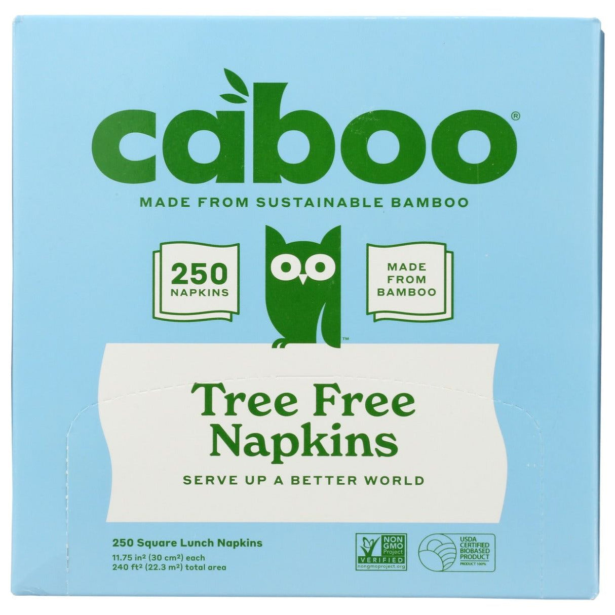 CABOO: 1-Ply Table Napkins 250 Sheets, 1 Pack - #tag1# - #tag2#
