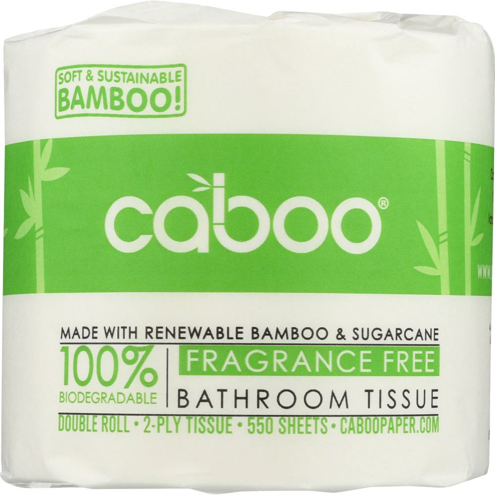 CABOO: 2-Ply Bathroom Tissue 550 Sheets, 1 Roll - #tag1# - #tag2#