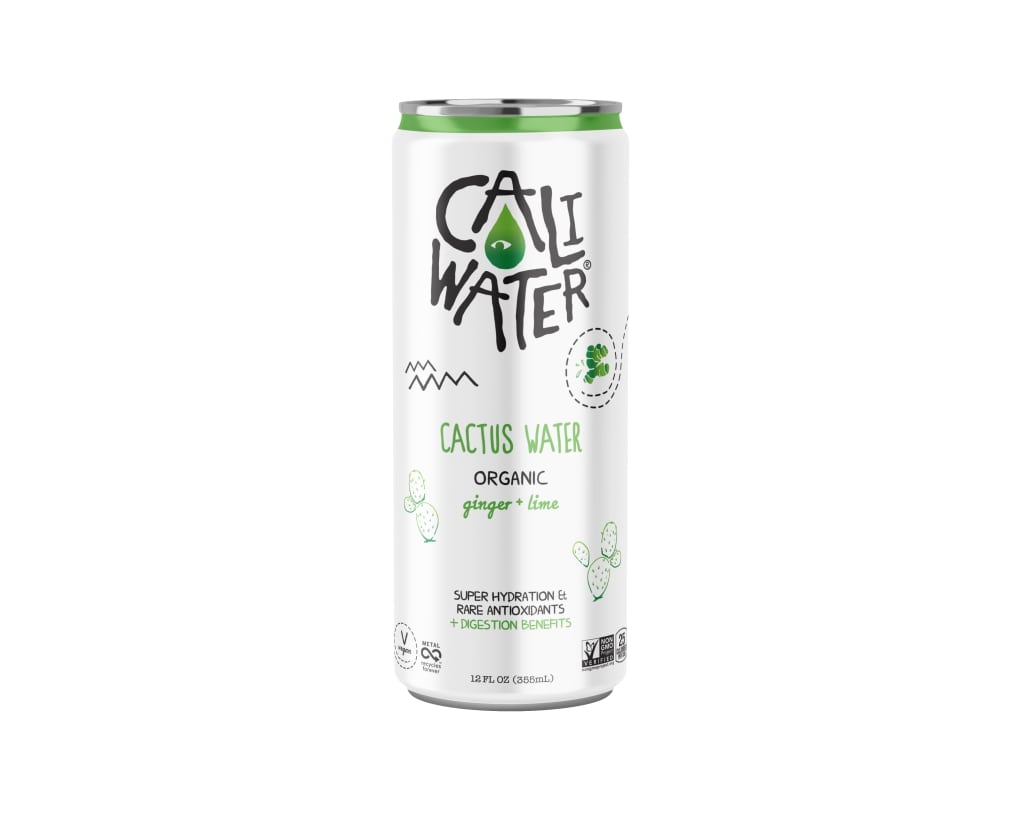 CALIWATER: Water Cactus Gingr Lime, 12 fo - #tag1# - #tag2#
