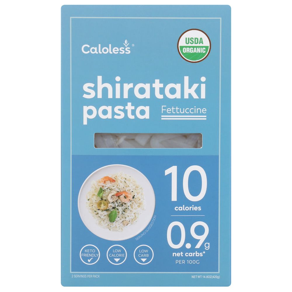 CALOLESS: Pasta Shirataki Fettuccini Organic, 16oz - #tag1# - #tag2#