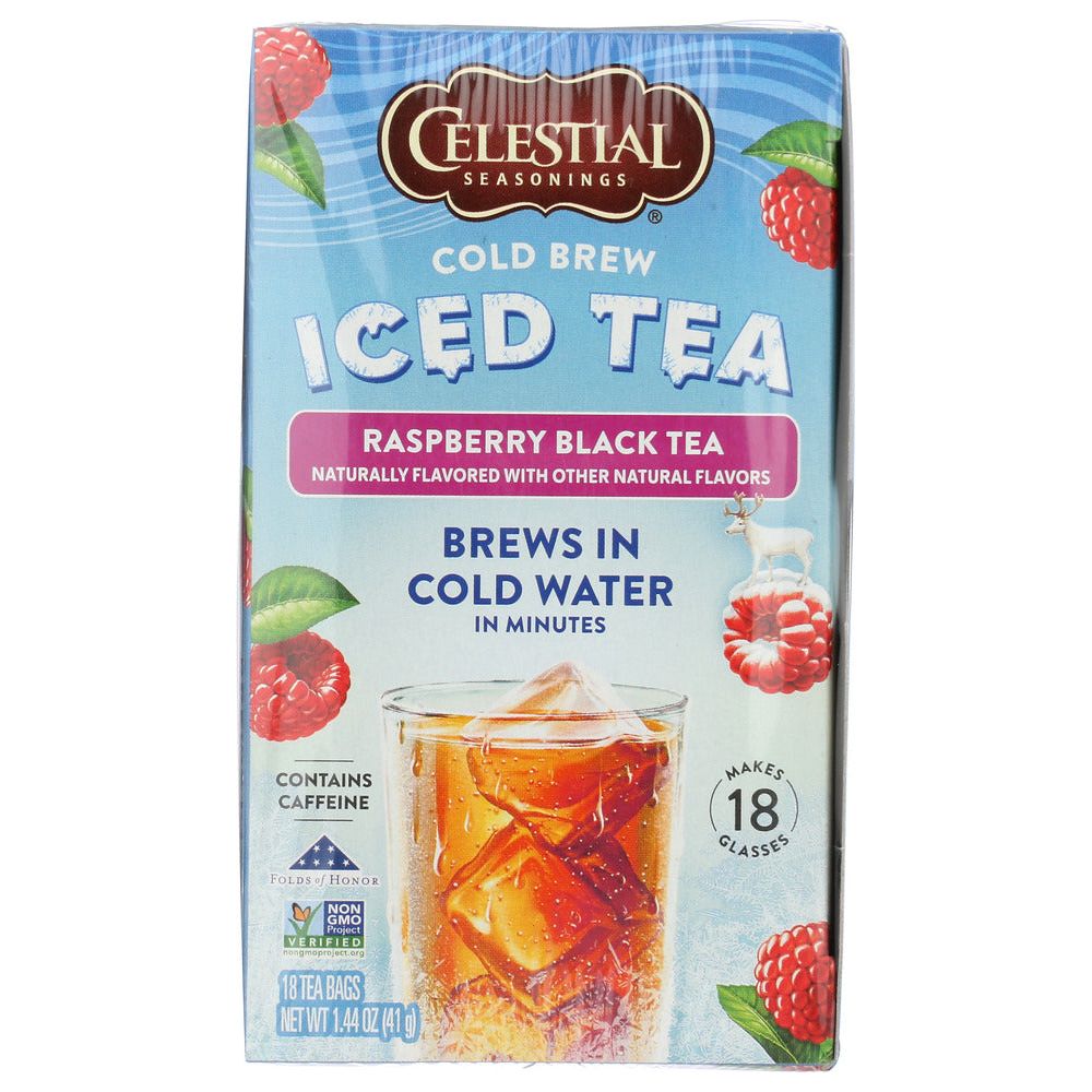 CELESTIAL SEASONINGS: Tea Blk Raspry Cold Brew, 18 BG - #tag1# - #tag2#