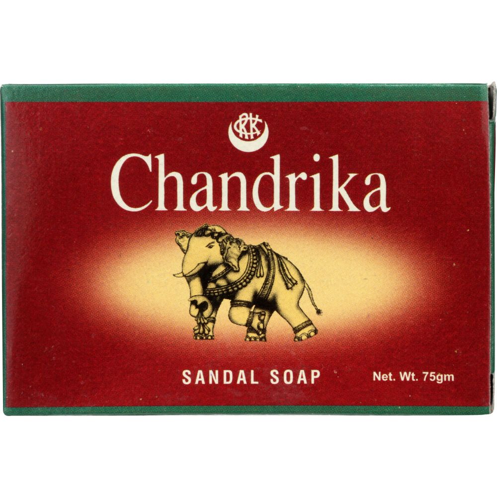 CHANDRIKA: Chandrika Sandal Soap, 75 gm - #tag1# - #tag2#