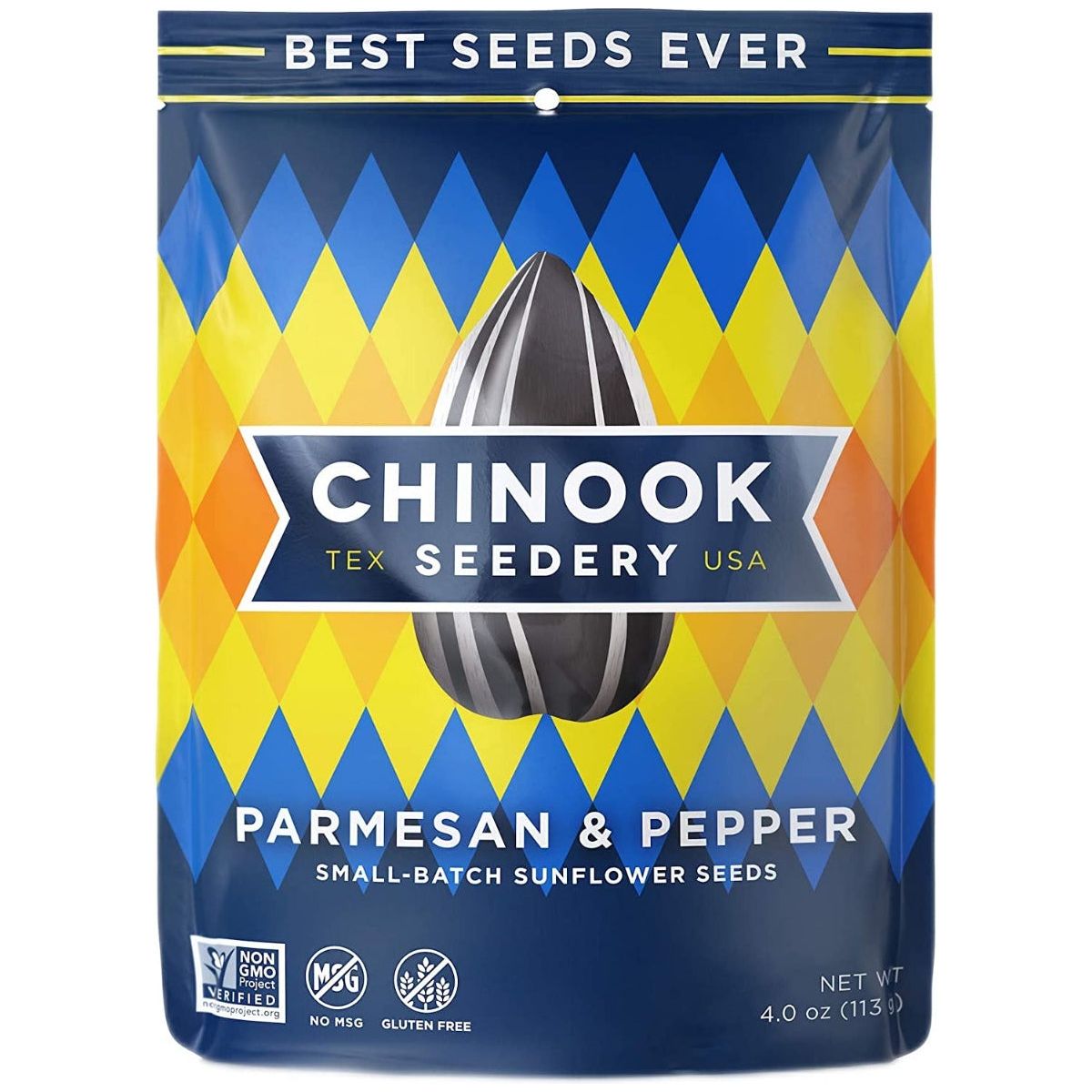 CHINOOK SEEDERY: Parmesan & Pepper Sunflower Seeds, 4 oz - #tag1# - #tag2#