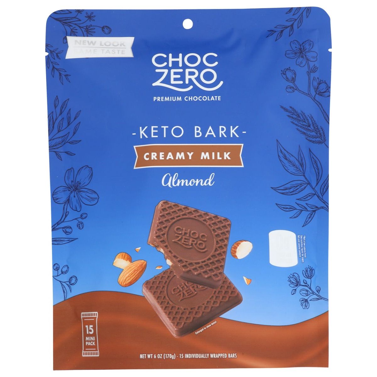 CHOCZERO: Milk Chocolate Almond Keto Bark, 6 oz - #tag1# - #tag2#
