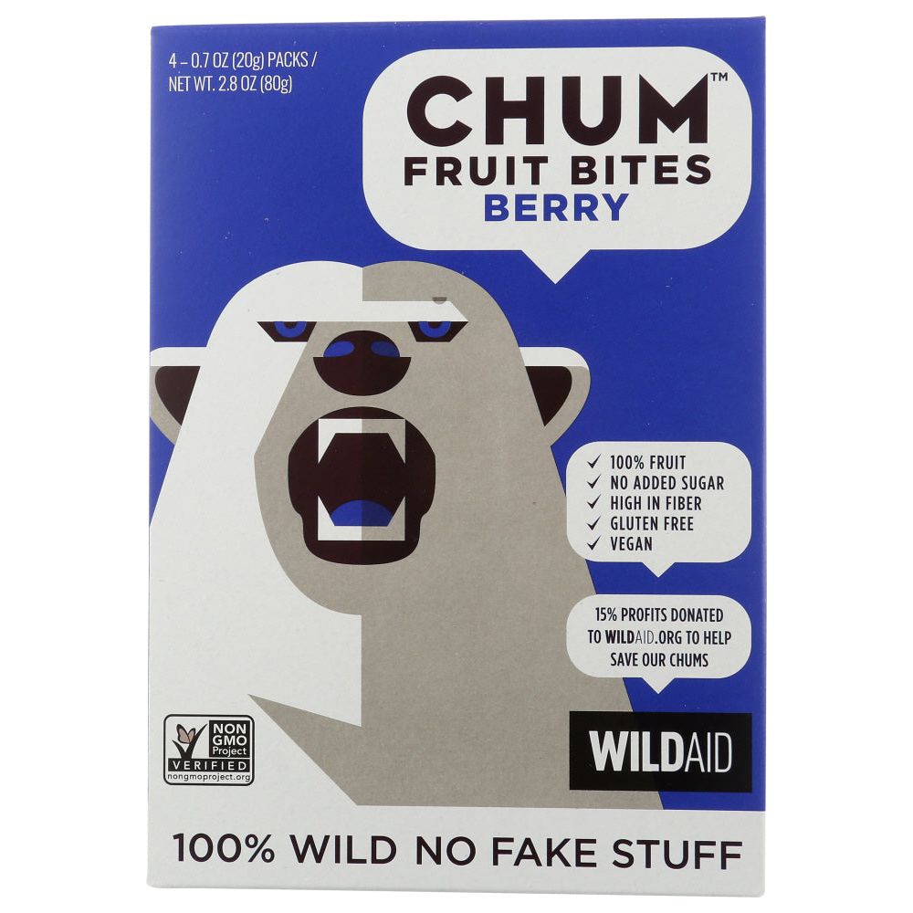 CHUM: Bites Fruit Berry 4Pk, 2.83 oz - #tag1# - #tag2#