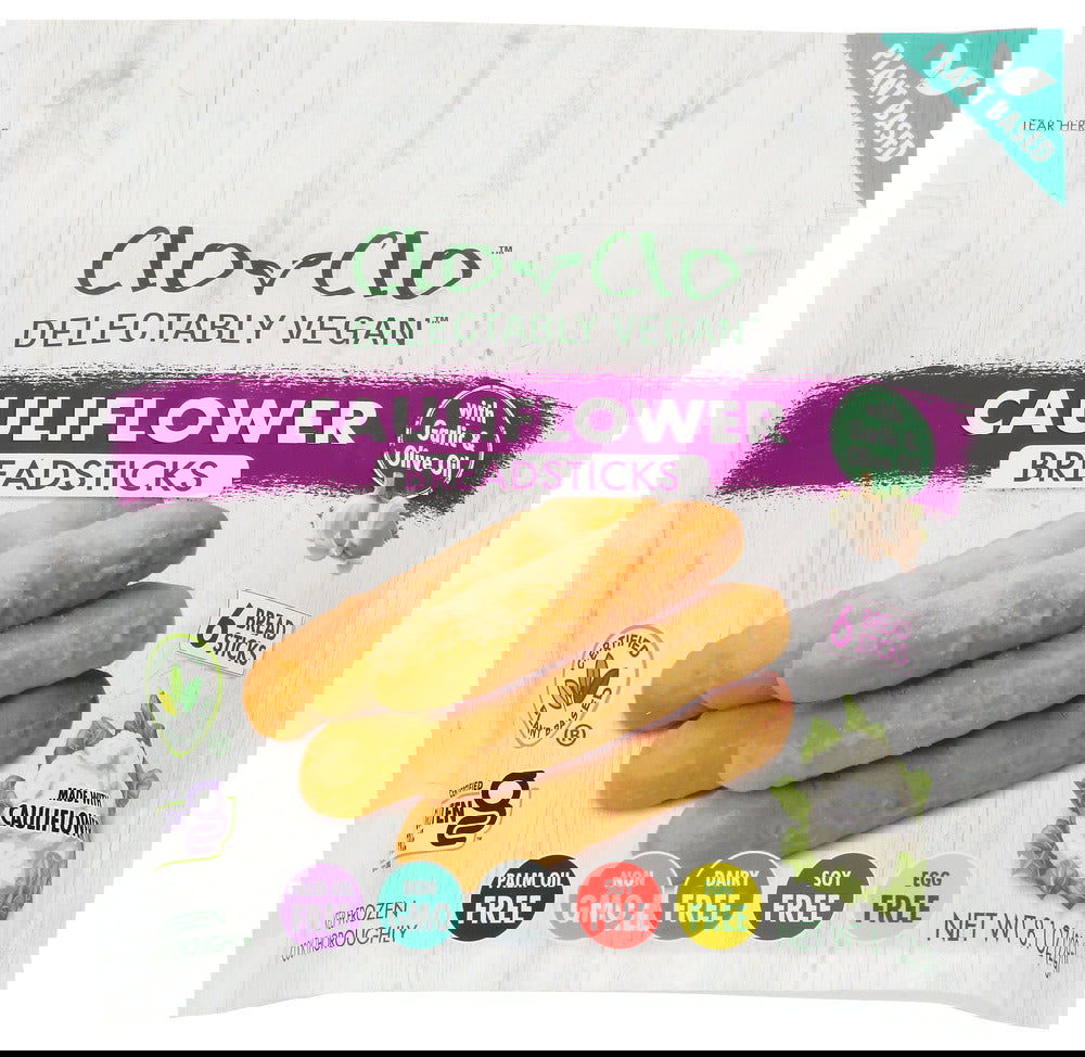 CLO-CLO VEGAN FOODS: Cauliflower Breadsticks With Garlic And Olive Oil, 8.1 oz - #tag1# - #tag2#