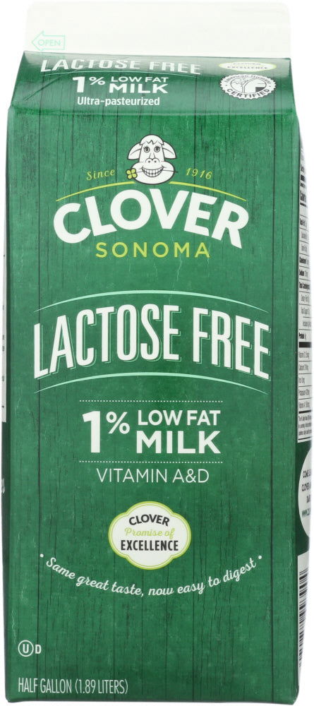 CLOVER SONOMA: 1 Percent Milk Lactose Free, 64 oz - #tag1# - #tag2#