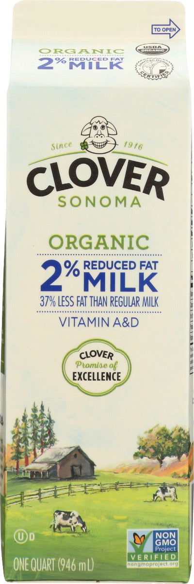 CLOVER SONOMA: Milk 2Prcnt Reduced Fat, 32 oz - #tag1# - #tag2#