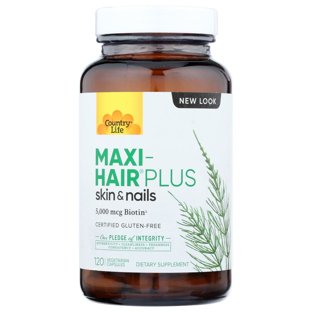 COUNTRY LIFE: Maxi Hair Plus, 120 vc - #tag1# - #tag2#
