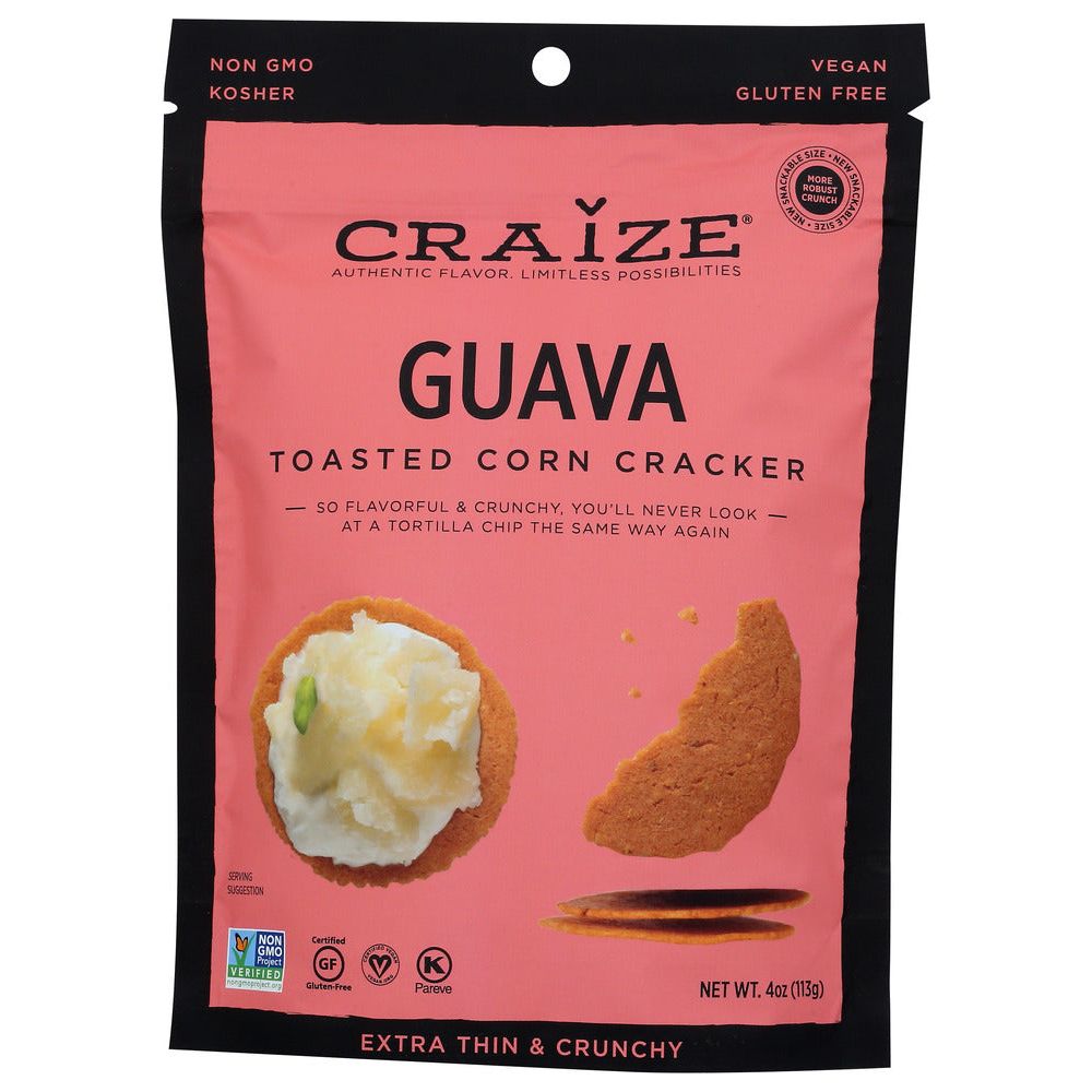 CRAIZE: Crackers Corn Guava, 4 oz - #tag1# - #tag2#