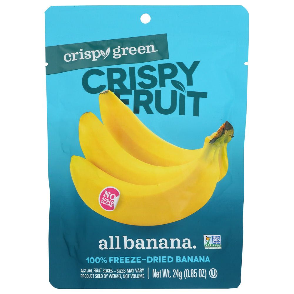 CRISPY GREEN: Banana Dried Single Serve, 0.85 OZ - #tag1# - #tag2#
