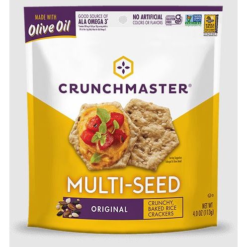 CRUNCHMASTER: Original Multiseed Baked Rice Crackers, 9 oz - #tag1# - #tag2#