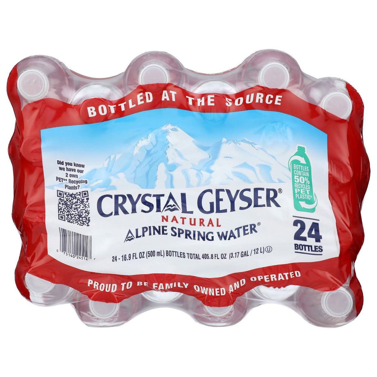 CRYSTAL GEYSER ALPINE SPR: Water Alpine Spring 24Pk, 405.6 FO - Sunshine Co Op. - #tag1# - #tag2# - #tag3# - #tag4#