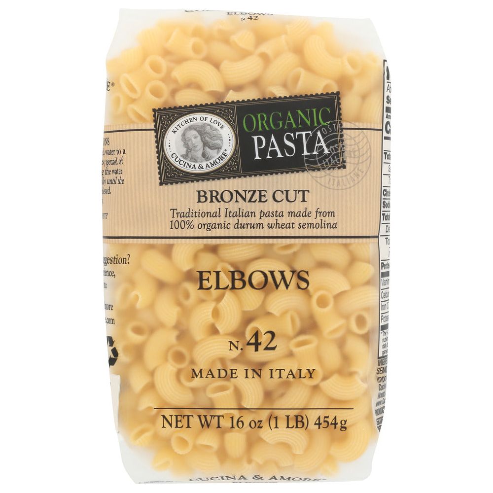 CUCINA & AMORE: Pasta Elbow 42, 16 oz - #tag1# - #tag2#