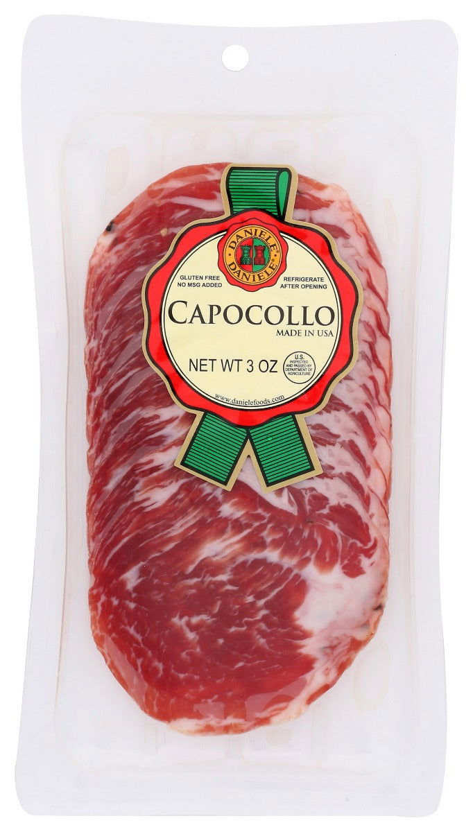DANIELE: Capocollo Sliced, 3 oz - #tag1# - #tag2#