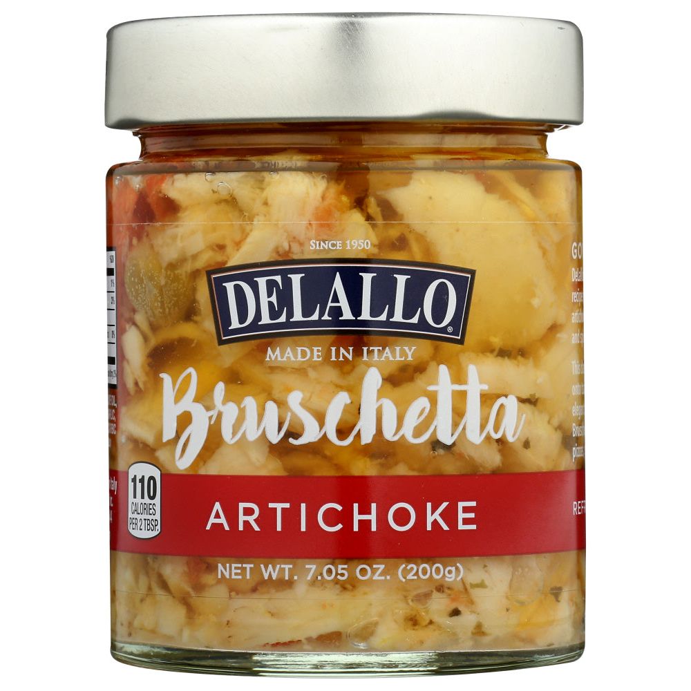 DELALLO: Bruschetta Artichoke, 7.05 oz - #tag1# - #tag2#