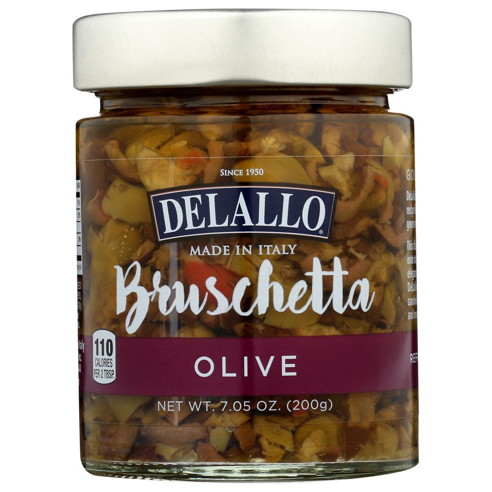 DELALLO: Bruschetta Olive, 7.05 oz - #tag1# - #tag2#