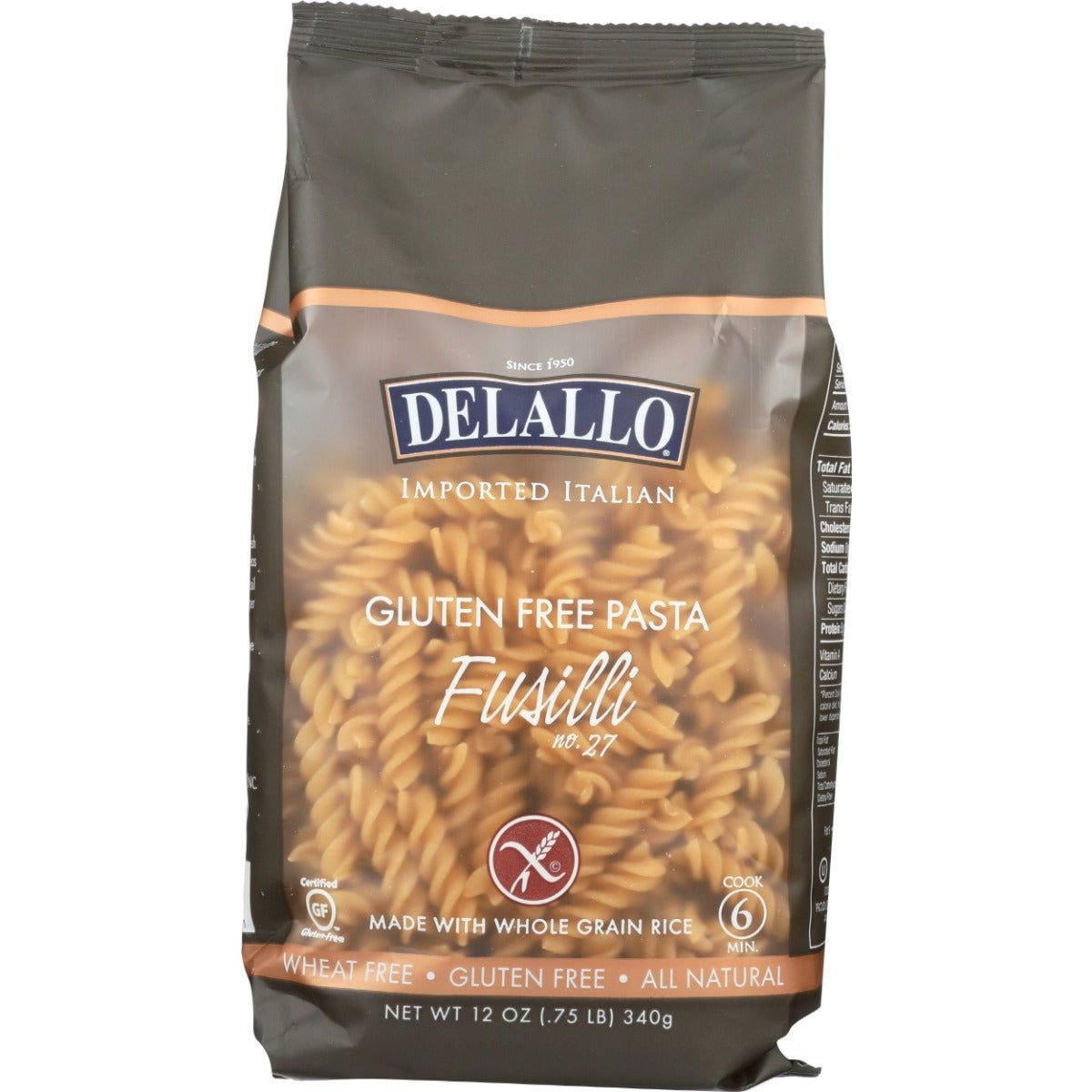 DELALLO: Gluten Free Fusilli, 12 oz - Sunshine Co Op. - #tag1# - #tag2# - #tag3# - #tag4#