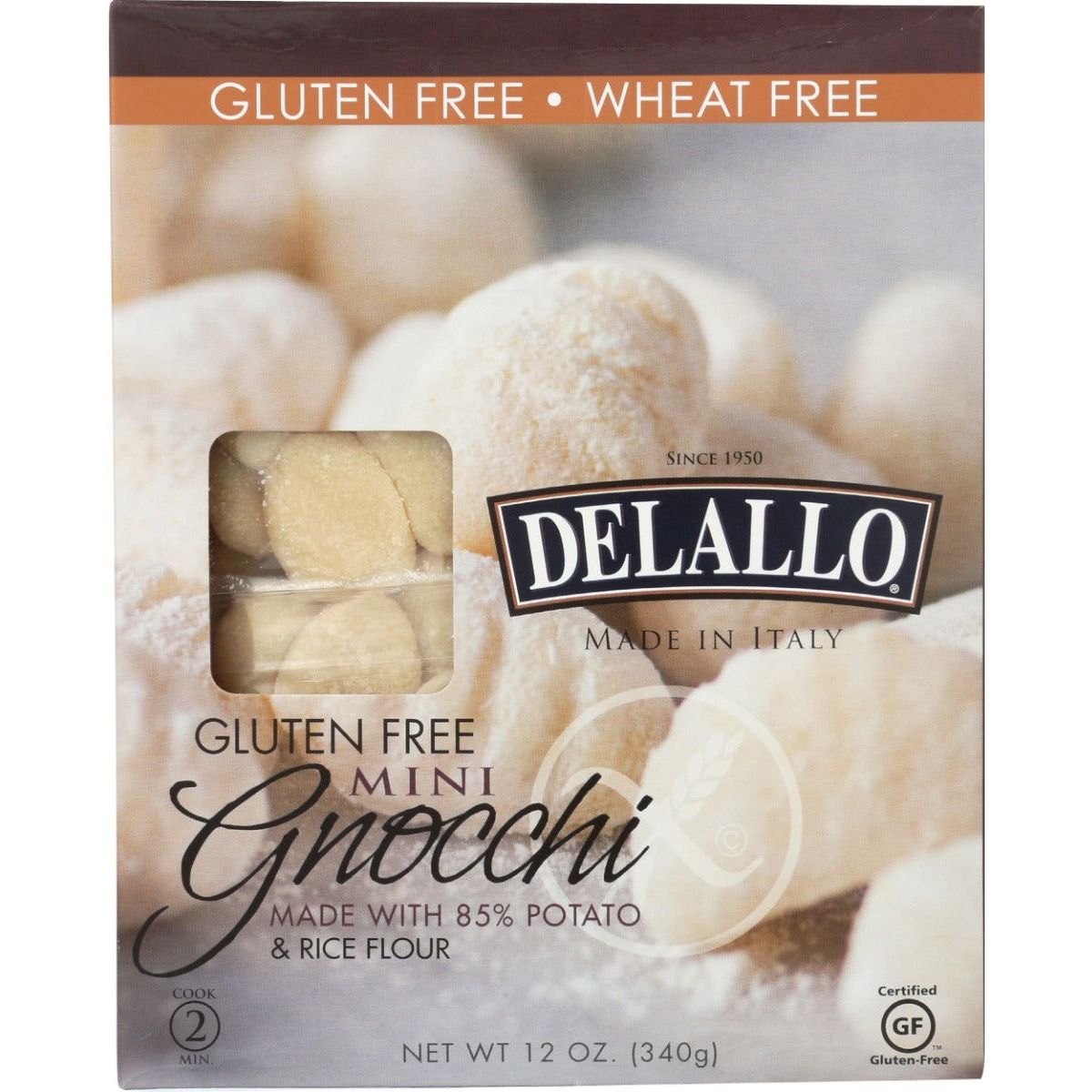 DELALLO: Gluten Free Mini Gnocchi, 12 oz - Sunshine Co Op. - #tag1# - #tag2# - #tag3# - #tag4#
