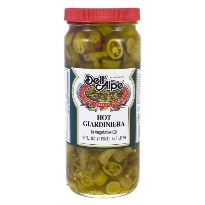 DELL ALPE: Hot Giardiniera In Vegetable Oil, 16 oz - #tag1# - #tag2#