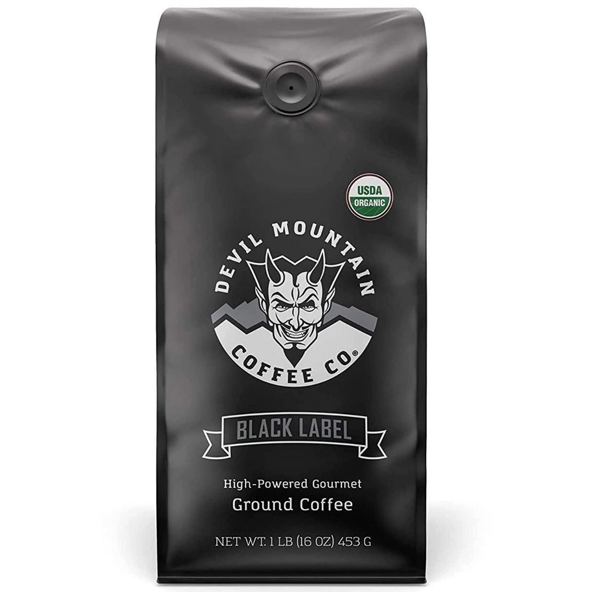 DEVIL MOUNTAIN COFFEE: Black Label Ground Coffee, 1 lb - #tag1# - #tag2#