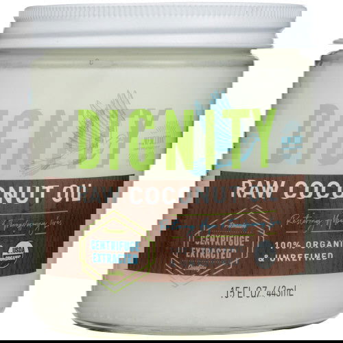 DIGNITY COCONUTS: Raw Coconut Oil, 15 oz - #tag1# - #tag2#