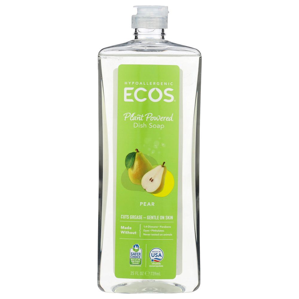 EARTH FRIENDLY: Ecos Dishmate Dish Liquid Pear, 25 oz - #tag1# - #tag2#