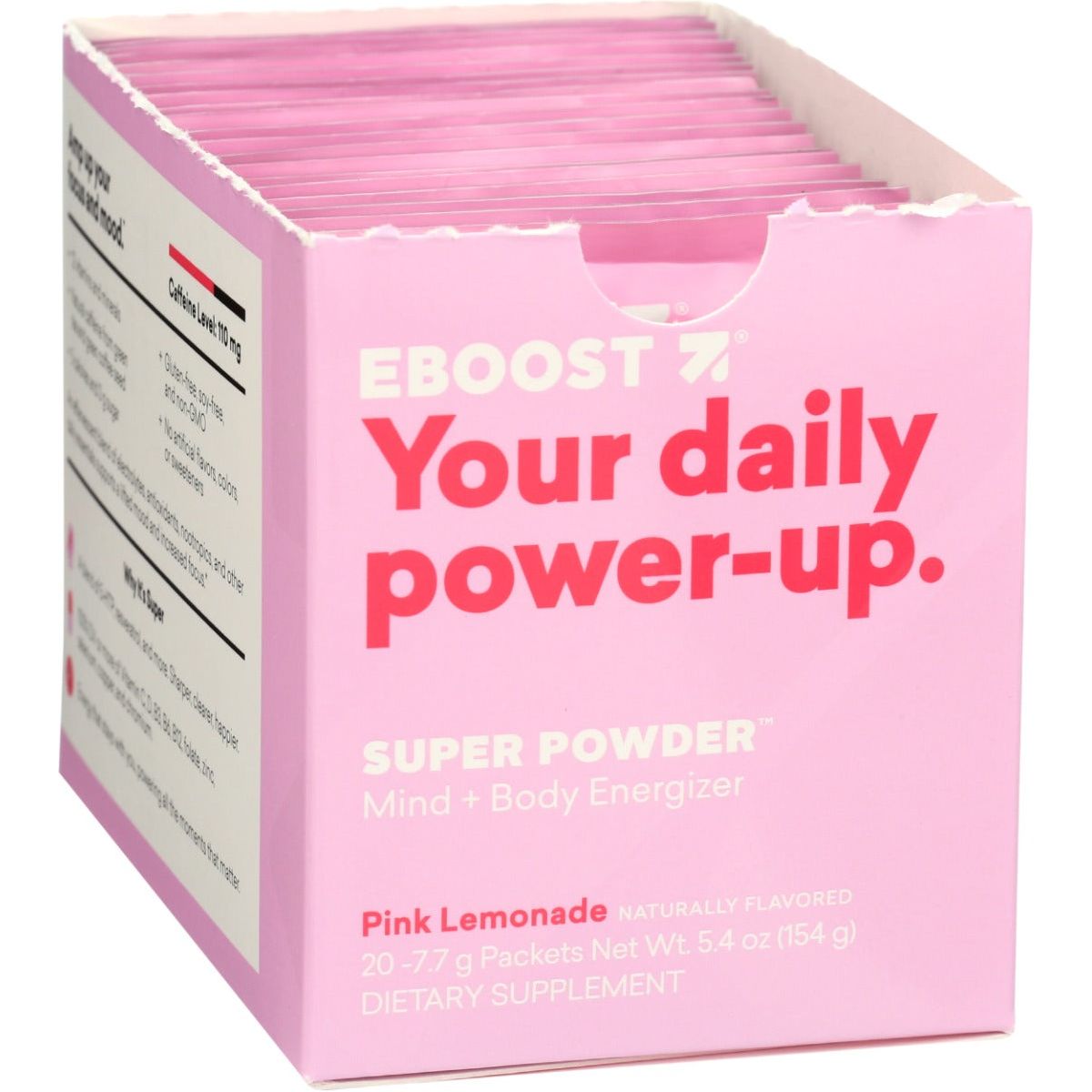 EBOOST: Energy Pk Lemonade 20Pkt, 5.4 OZ - #tag1# - #tag2#